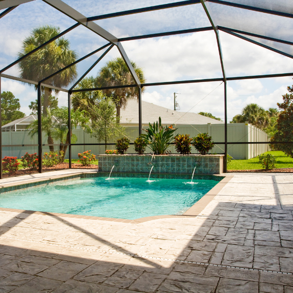 Professional pool enclosure services by PatioShield, providing installation, cleaning, repair, and maintenance for safe and beautiful outdoor pool areas