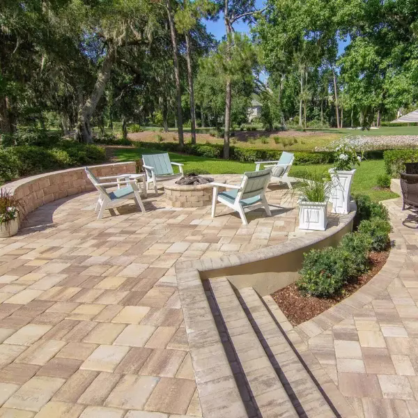 Professional paver installation in Kissimmee FL by PatioShield, creating stunning patios, driveways, and walkways